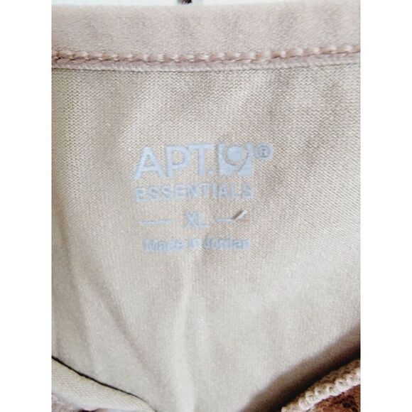 Apt. 9 Tank Top Women's XL Tan Beige Layering Essentials Lace Accents‎ Neutral - Picture 6 of 6